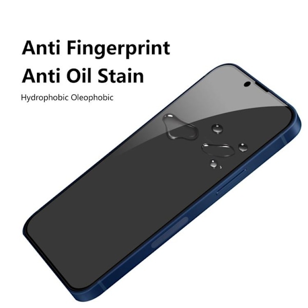 [1-PACK] Privacy Härdat Glas Skärmskydd iPhone 14 Plus Svart