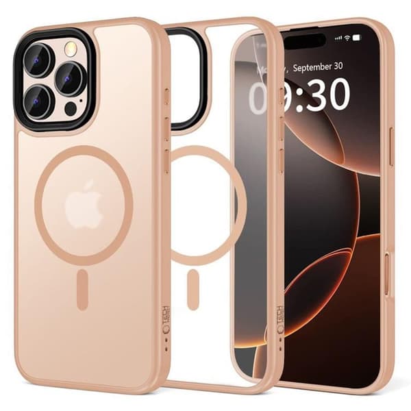 Tech-Protect Mobilskal till iPhone 16 Pro Max Magsafe Magmat - Matte Desert Beige