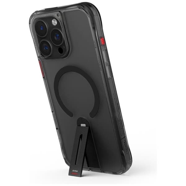 Skinarma Telefontaske til iPhone 16 Pro Max MagSafe Helix 360 - Sort Svart