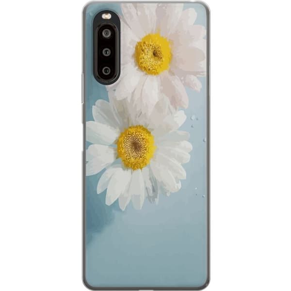 Telefontaske til Sony Xperia 10 II med sommerblomster