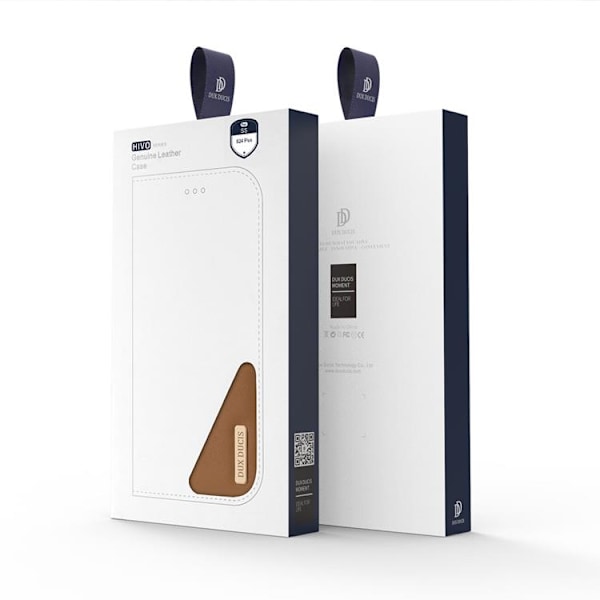 Dux Ducis Galaxy S24 Plus Plånboksfodral Äkta Läder Hivo - Brun
