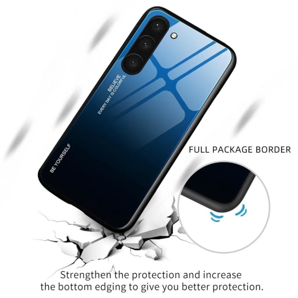 Galaxy S23 matkapuhelimen suojakuori, kiiltävä - sininen
