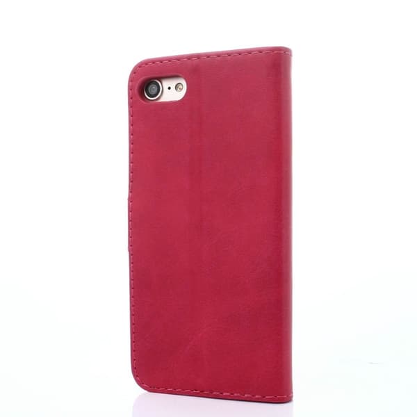 LC.IMEEKE Plånboksfodral Folio Konstläder - iPhone SE (2020)/8/7 - Rosa