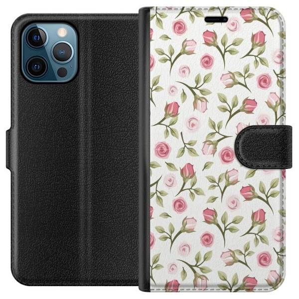 Plånboksfodral till Apple iPhone 12 Pro Max med Blommigt