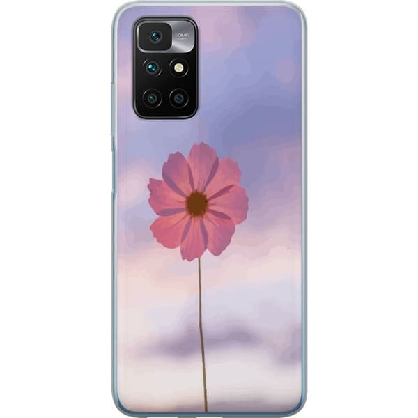 Mobilskal till Xiaomi Redmi 10 med Rosa blomma