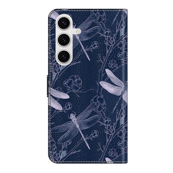 Samsung Galaxy S26 Plus Plånboksfodral Konstläder Flip Ställ - Dragonfly
