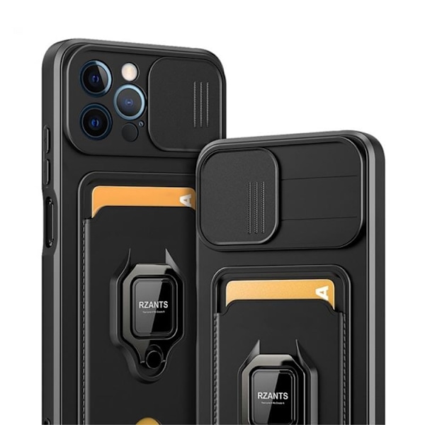 Rzants iPhone 14 Plus Skal Ring Korthållare - Blå