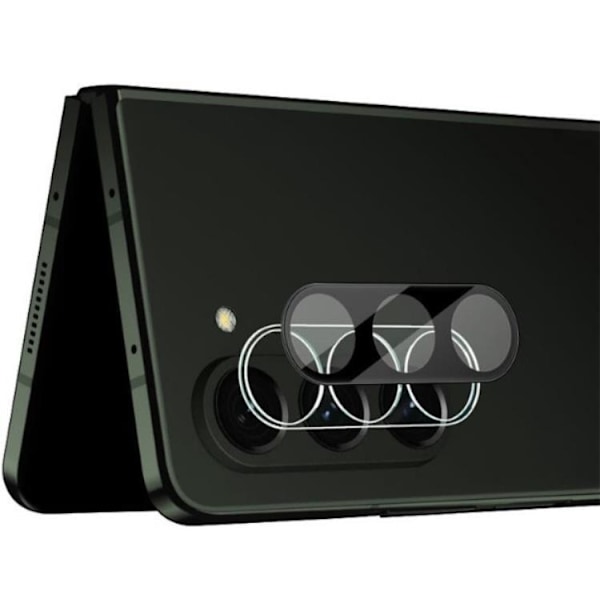 [2-PACK] Galaxy Z Flold 5 hærdet glas objektivdæksel - sort Black
