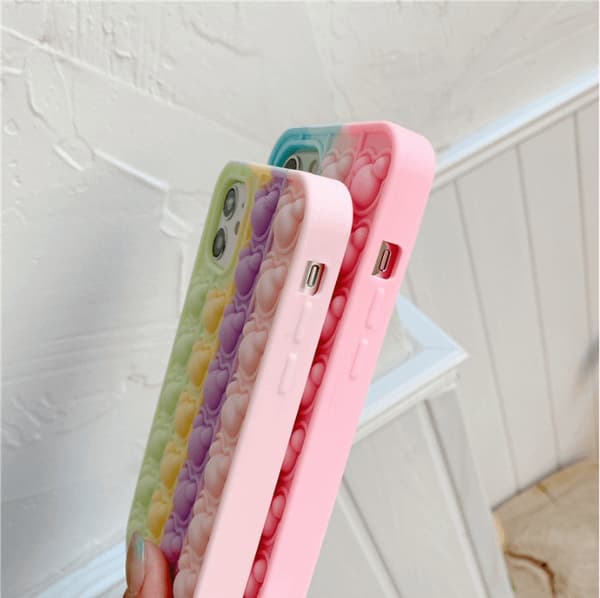 Panda Pop it Fidget Multicolor Skal till iPhone 13 Pro Max - Lila Lila