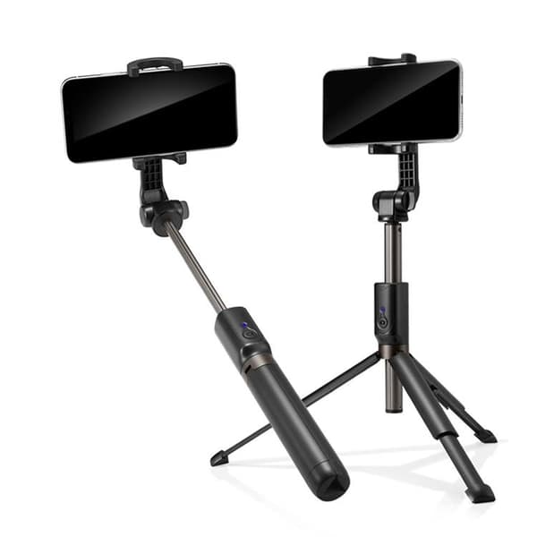 Spigen Trådløs Selfie Stick Tripod - Sort Svart