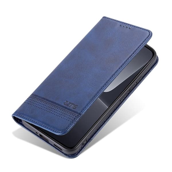 AZNS Xiaomi 13 5G Flip Plånboksfodral Konstläder - Blå