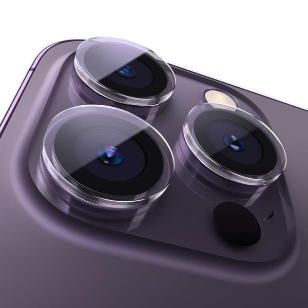 Baseus iPhone 14 Pro Max/Pro Max kameralinsecover i hærdet glas