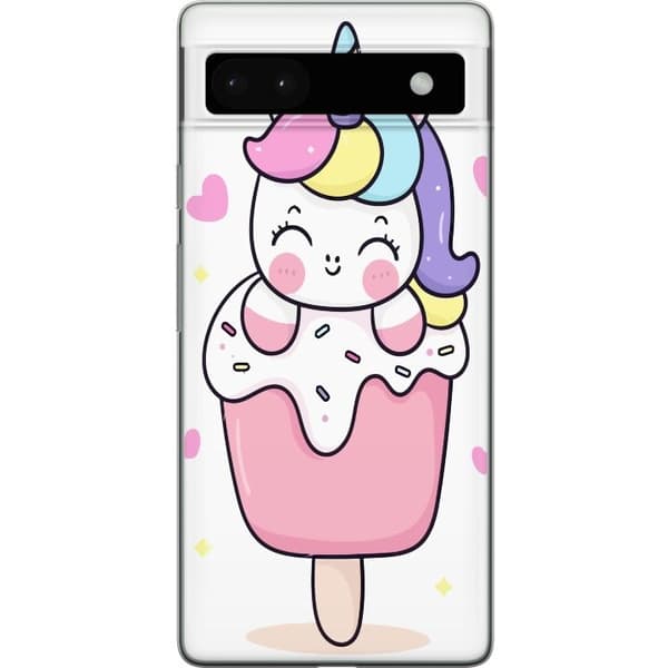 Telefontaske til Google Pixel 6a med Happy Unicorn