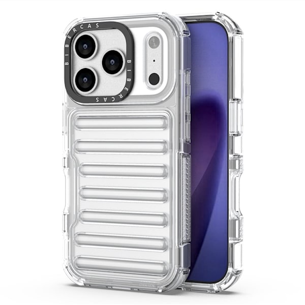 Mobilskal till iPhone 17 Pro Max Stripe Design Detachable - Transparent Transparent