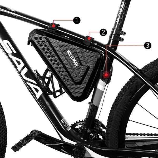 WILDMAN ES19 Cykelstel Taske - Sort