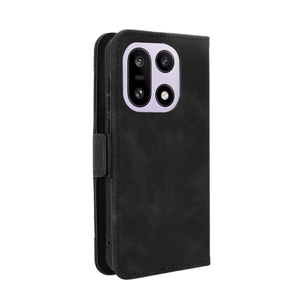 OnePlus 15 5G Plånboksfodral Konstläder Svart