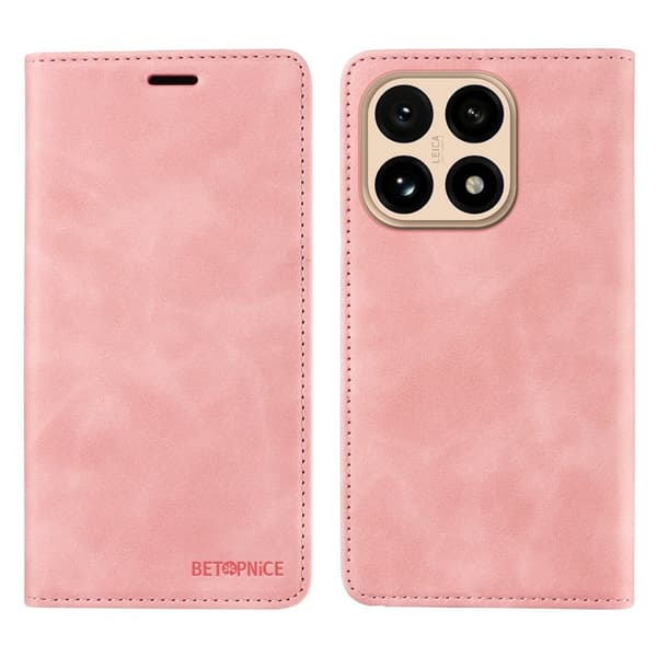 BETOPNICE Xiaomi 15T Plånboksfodral Konstläder - Rosa