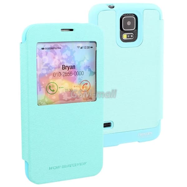 Mercury Bumper View till Samsung Galaxy S5 - Turkos Turkos