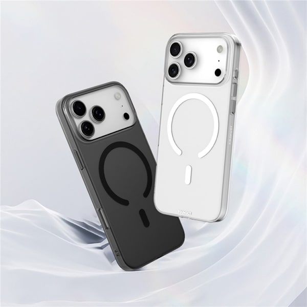 YOUNGKIT Mobilskal till iPhone 17 Pro Max MagSafe PC - Transparent Grå