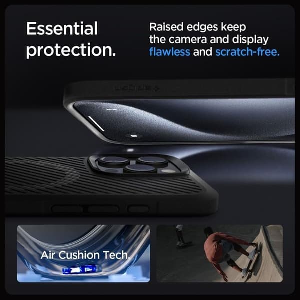 Spigen Mobilskal till iPhone 16 Pro Max Magsafe Core Armor - Matt Svart Svart
