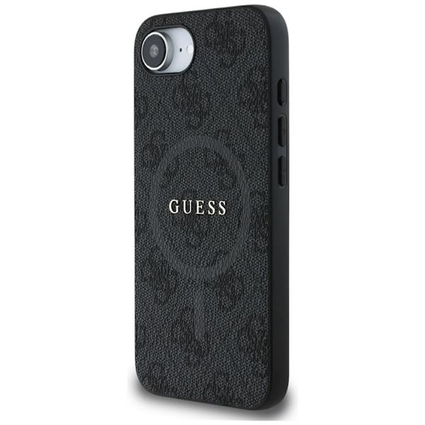 Guess telefonetui til iPhone 16e MagSafe 4G Ring Classic Logo