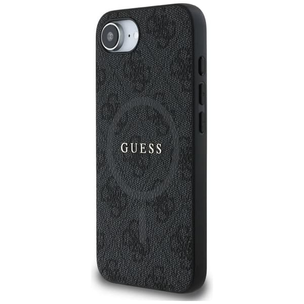 Guess telefonetui til iPhone 16e MagSafe 4G Ring Classic Logo Svart