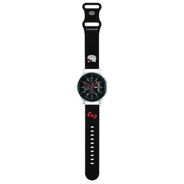 Hello Kitty Galaxy Watch (20mm) Armbånd Kitty Head Silikone - Sva