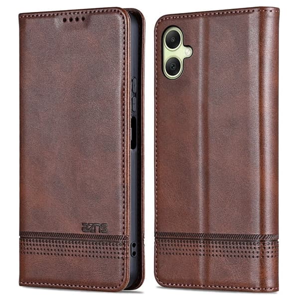 AZNS Samsung Galaxy A06 Plånboksfodral Konstläder - Brun