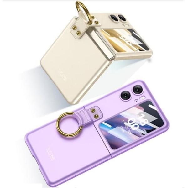 Oppo Find N2 Flip Mobilskal Ringhållare Kickstand - Svart Svart