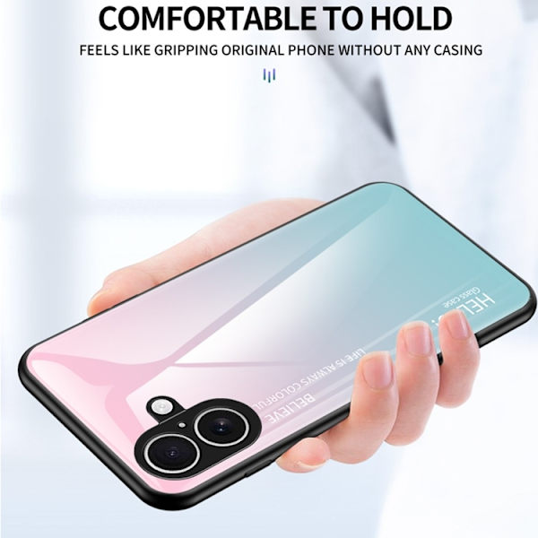 Mobilskal till iPhone 17 Anti-Scratch - Gradient Rosa/Blå Rosa