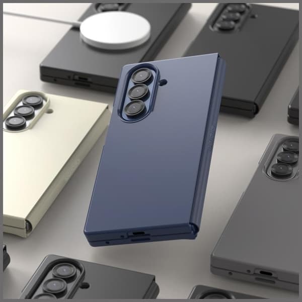 Araree telefontaske til Galaxy Z Fold 7 MagSafe Qi2 Aero Flex M - Navy Blå