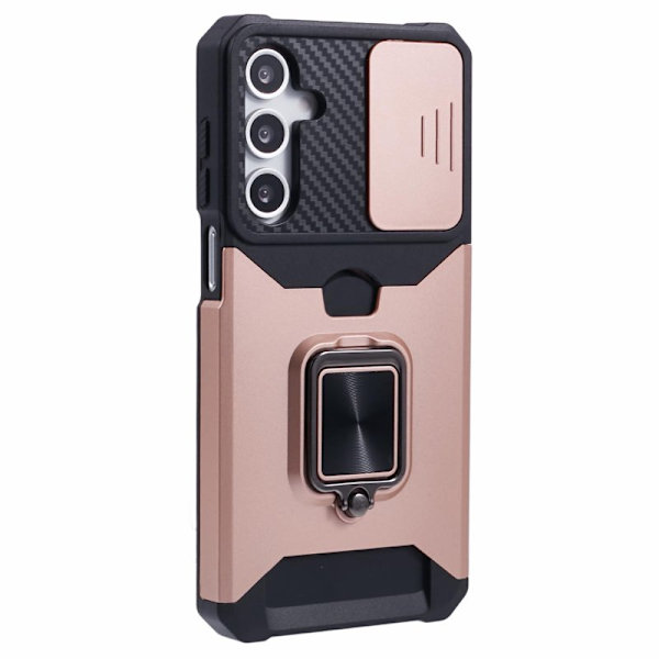 Mobilskal för Samsung Galaxy S26 Plus Kickstand PC + TPU - Roséguld