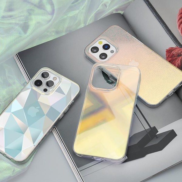Kingxbar Triangle Streamer Series Skal iPhone 13 Pro - Blå Blå