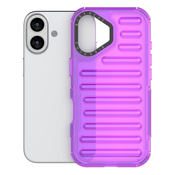 Mobilskal till iPhone 17 Stripe Design Detachable - Lila Lila