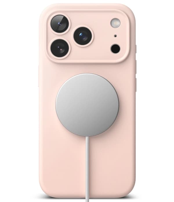 Ringke Mobilskal För iPhone 18 Pro Max Magsafe Magnetic Silikon - Rosa Sand