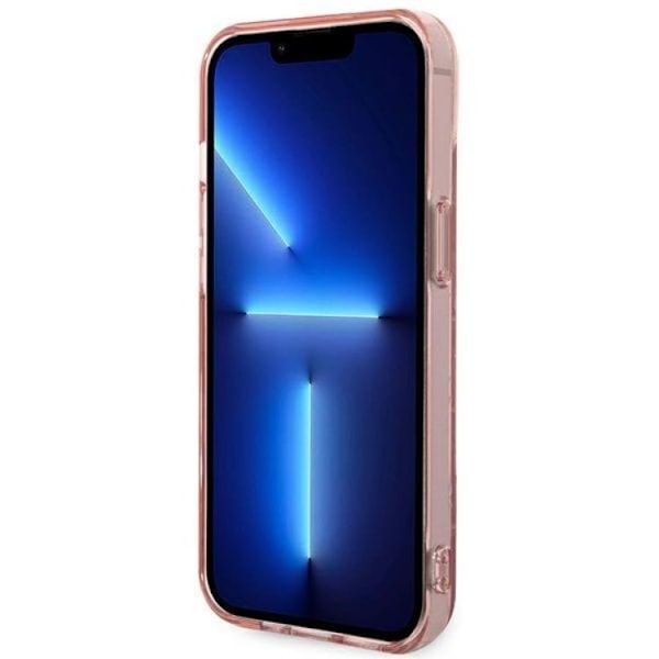Karl Lagerfeld iPhone 14 Plus Skal Mono Vertical Stripe - Rosa