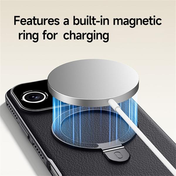 Mobilskal till iPhone Air MagSafe Kickstand Electroplated Cooling - Vit Vit