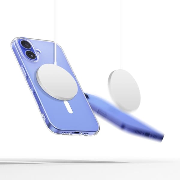 Tech-Protect Mobilskal till iPhone 16 Magsafe Flexair - Clear Transparent