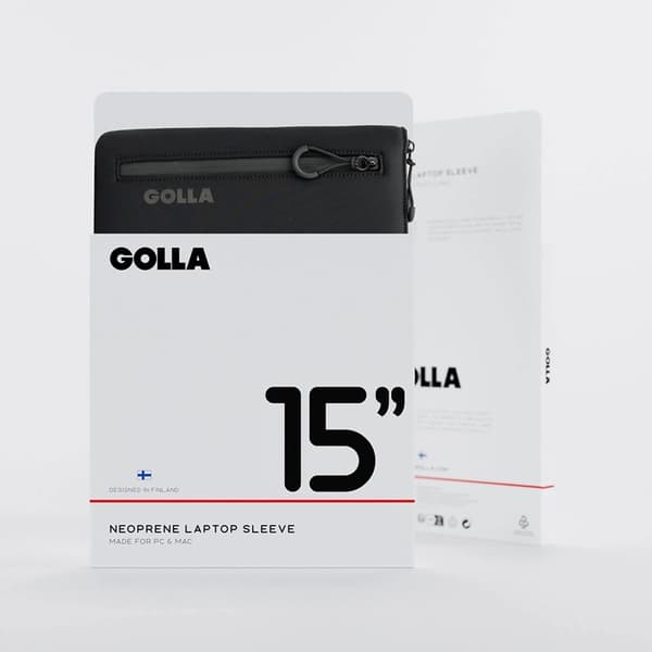 Golla Laptop Etui Metro Neopren 15" - Sort Black