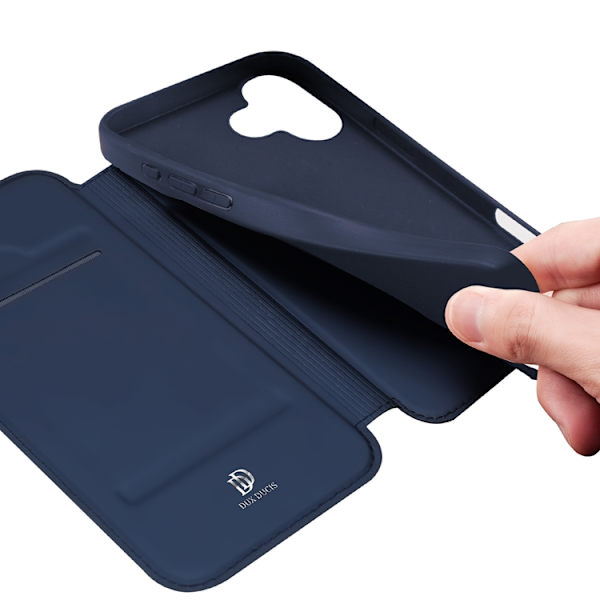 DUX DUCIS Skin Pro iPhone 17 Plånboksfodral PU Läder Läder - Blå Blå