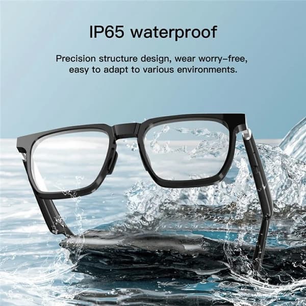 Smart Glasses Bluetooth-kompatibla hörlurar G01-09 - Svart