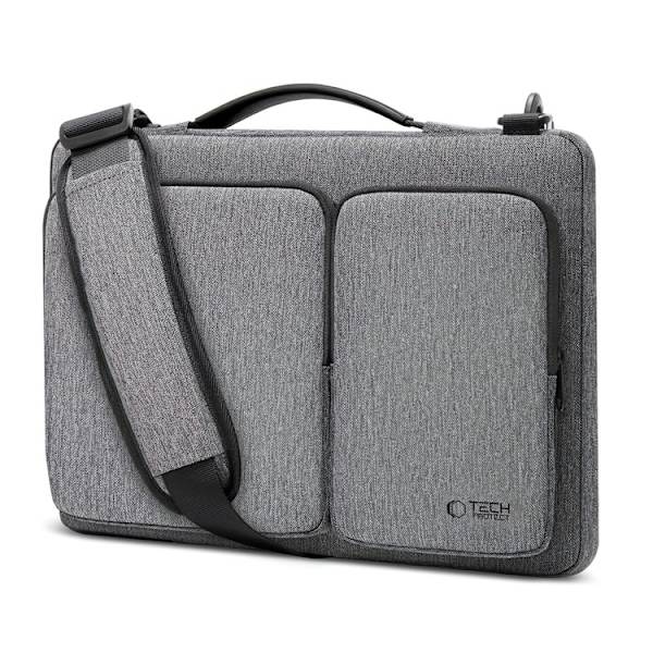 Tech-Protect Computertaske 13"-14" Defender - Crayon Grey Grå