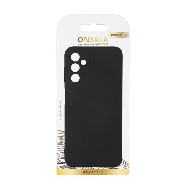 Onsala Galaxy A14 5G Mobilskal Silikon - Sort