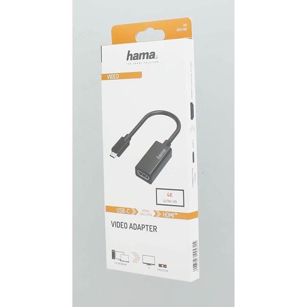 HAMA Adapter Video USB-C til HDMI Ultra-HD 4K