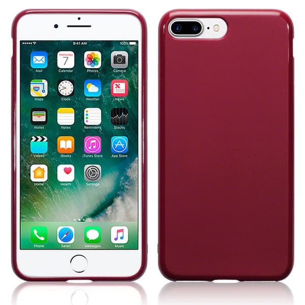 Geeli iPhone 7 Plus -kotelo - Punainen Red