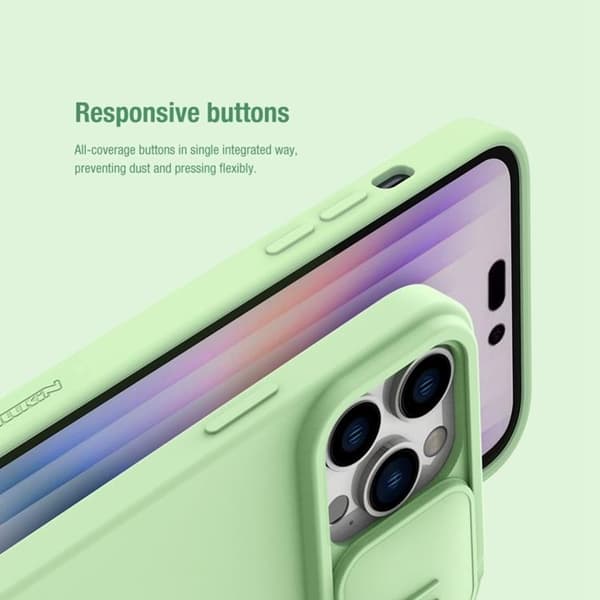 Nillkin iPhone 14 Pro Max Skal Magsafe Magnetic - Grön