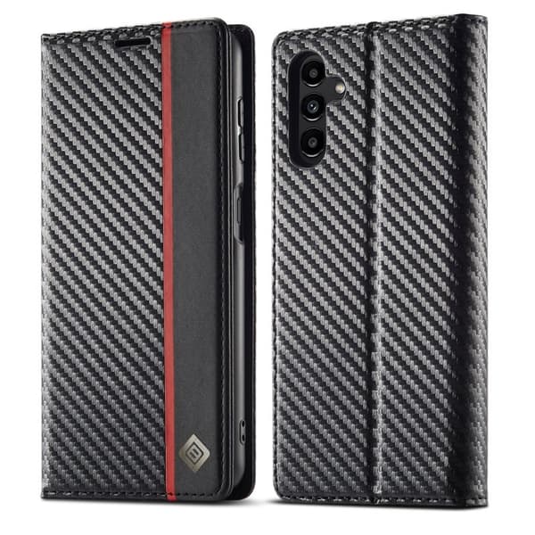 LC.IMEEKE Samsung Galaxy S23 FE Plånboksfodral Konstläder - Vertikal Rand
