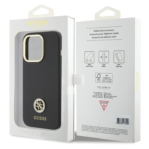Guess Mobilskal till iPhone 15 Pro MagSafe Silikon Strass