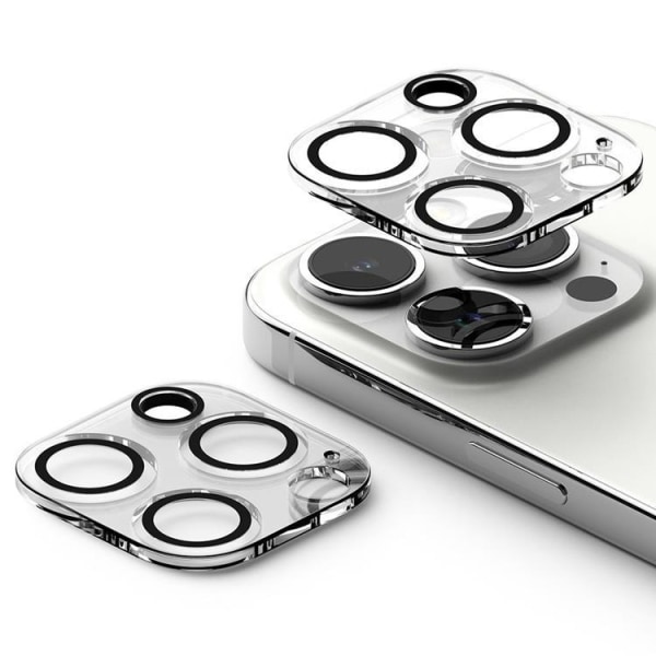 [2-Pack] Ringke iPhone 15 Pro Max kamera linsecover i hærdet glas