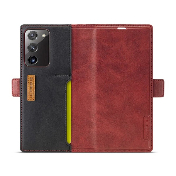 LC.IMEEKE Leather Fodral Till Samsung Galaxy Note 20 - Röd Röd